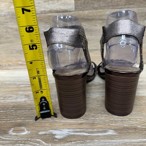 A2 by Aerosoles High Hat Bronze Sandal Women's Size 7.5M - Picture 3 of 5